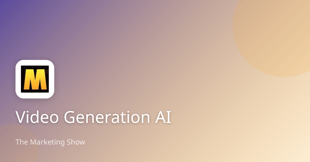 Video Generation AI