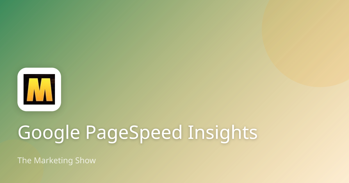 Google PageSpeed Insights