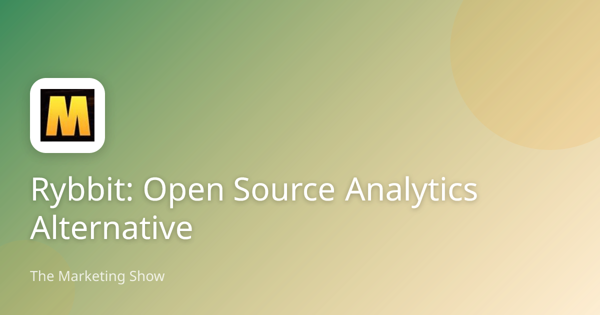Rybbit: Open Source Analytics Alternative