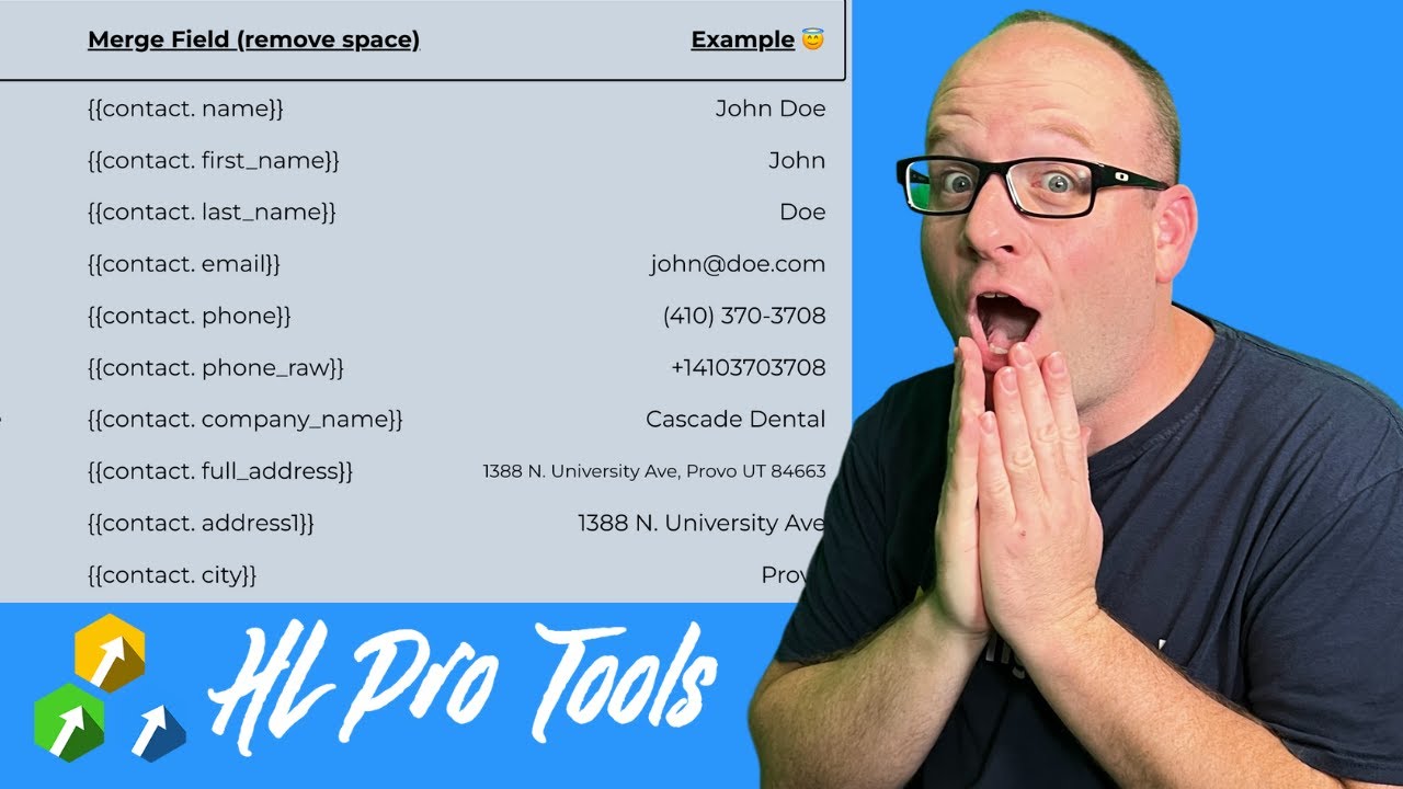 HighLevel Merge Fields & UTM Parameters